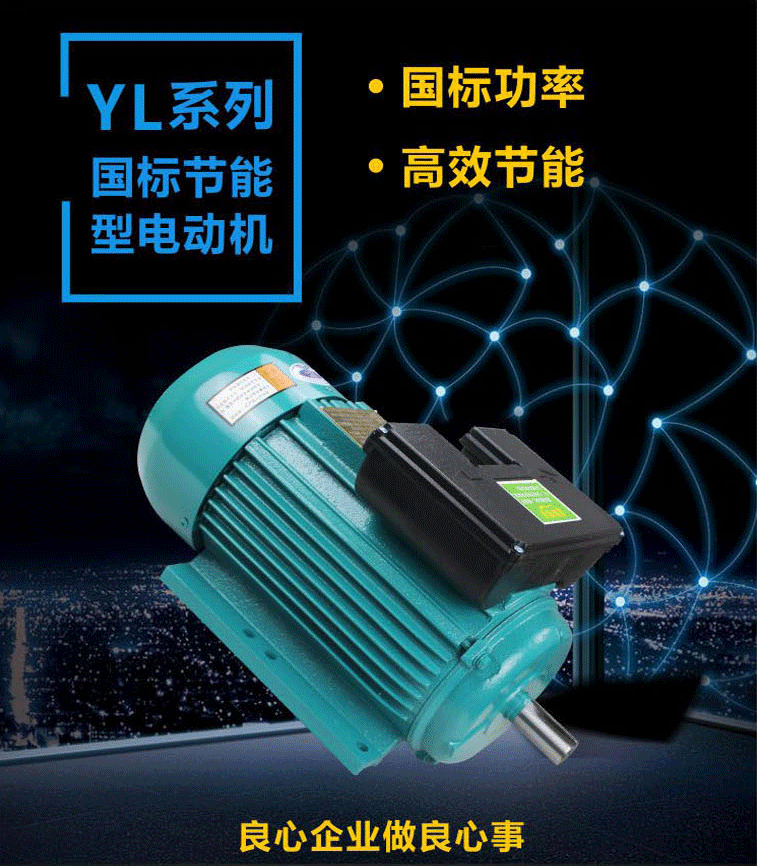 YL系列國標(biāo)節(jié)能電機：國標(biāo)功率、高效節(jié)能